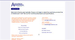 Desktop Screenshot of accutechcnc.com