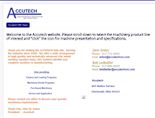 Tablet Screenshot of accutechcnc.com